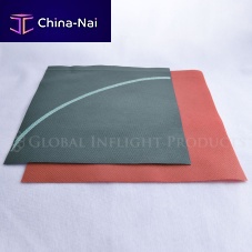 Aircraft cabin headrest cover