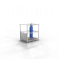 Storage transport rack ARG15for gas bottles