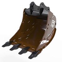 Standard tooth bucket Stec DB HDfor excavatorsfor backhoe loaders4 teeth