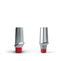 Titanium implant abutment BoneTrust® internalanatomicalstraight