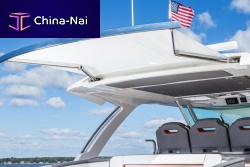 Yacht sun awning cockpitstainless steel framenylon