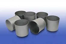 Molybdenum crucible tungsten