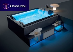 Above-ground hot tub DUE.CENTOrectangular4-seater8-person