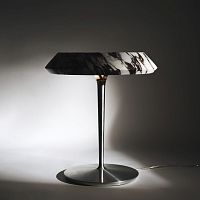 Table lamp FIORE CALACATTA VIOLAcast aluminummarblecontemporary