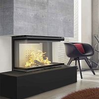3-sided fireplace insert NBC/800/400wood-burningsteelcontemporary