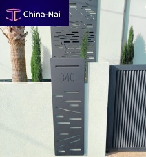 Wall-mounted mailbox individual