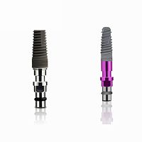 Cylindrical dental implant titaniummulti-unit
