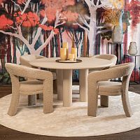 Contemporary chair APEXindoorfabricbeech base