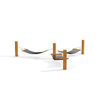 Triple hammock 13057 with spreader bar