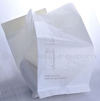 Aircraft sick bag Pinched Bottompaper