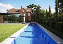 Lap swimming pool BESPOKEoutdoorin-groundconcrete