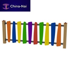 Fence with bars NATURE playgroundmetalwooden