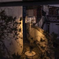Floor-standing lamp TWIGGY LETTURAmetalpolycarbonatePMMA