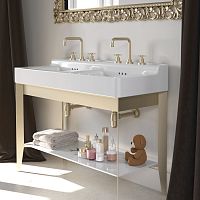 Wall-mounted washbasin Industrialisceramiccustomizabledouble