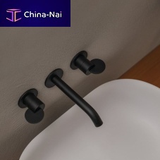 Washbasin mixer tap Limnwall-mountedbrassbathroom