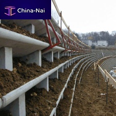 Concrete retaining wall VIVATER®galvanised steelmodularin prefabricated elements