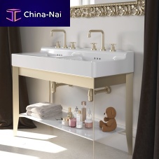 Wall-mounted washbasin Industrialisceramiccustomizabledouble