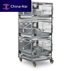 Rabbit veterinary cage R-SUITE3-compartment