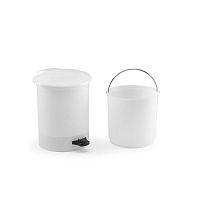 Plastic waste bin G616321for household wasteround lidpedal