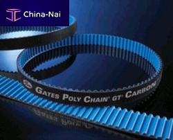 Synchronous belt GT Carbonendlesspolyurethanefor heavy-duty applications