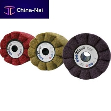 Non-woven abrasive roll Sinus seriescylindricalfor grinding
