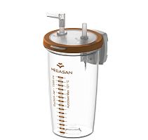 Body fluids suction jar MG-VKxypolycarbonateautoclavable