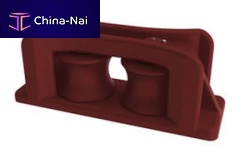 Roller chock for ships
