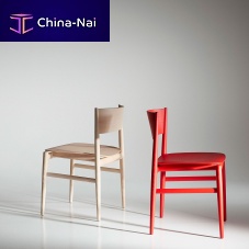 Contemporary chair NEVE indoorsolid woodash
