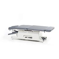 Electric massage table with armrestswith adjustable height backrest3-section