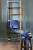 Electric towel radiator THE LADY0...500 wcontemporarybrass