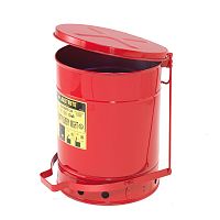 Steel waste bin 31100industrial wastewith lidpedal