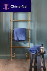 Electric towel radiator THE LADY0...500 wcontemporarybrass
