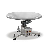 Motor-driven rotary table horizontalfor packaging linesfor the food industry