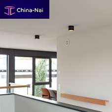 Contemporary ceiling light TUDORtubularmetalacrylic glass
