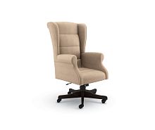 Traditional armchair ART. 4081leatherfabricwing