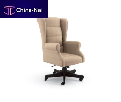 Traditional armchair ART. 4081leatherfabricwing