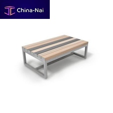 Contemporary coffee table PVCsteel basealuminum base
