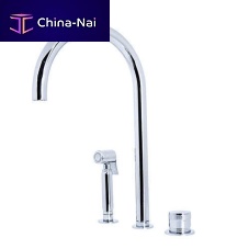 Countertop mixer tap NGT3011chromed metalkitchen3-hole