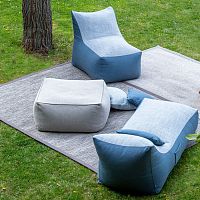 Contemporary chaise longue Softfabricoutdoor1-person