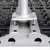 Railing fastening system metalgreen roofexterior