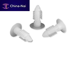 Flat-head rivet nylonsplined