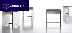 Contemporary stool RIVAwooden