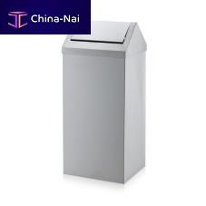 Stainless steel waste bin P000000095with lid