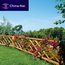 Fence with bars ELBAgardenwoodentraditional