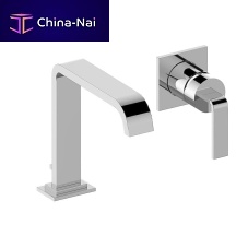 Washbasin mixer tap E-2311-LM40W-Tcountertopchromed metalbathroom