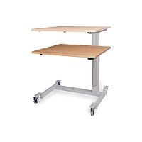 Ergotherapy table on casters ergo EP 4height-adjustablepediatric