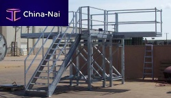 Work platform for construction site