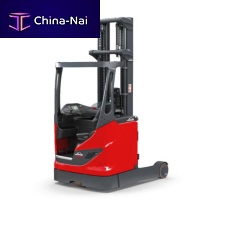 Electric reach truck R1 B seriesside-facing seatedstoragefor warehouse