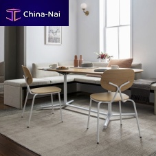 Contemporary chair Santindoorfabricwood veneer