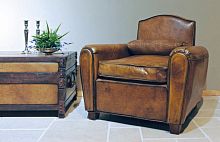 Traditional club chair CUBAleather